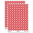 thumbnail image 1 of Tulip Seashell Sea Shell 200+ Round Stickers - Red - Matte Finish - 0.50" Size, 1 of 3