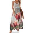 thumbnail image 1 of Tulip Sleeveless Dress Dresses Summer Elegant Dresses for Women Long Dress, 1 of 6