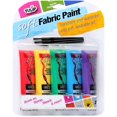 Tulip Soft Fabric Paint 5 Per Pkg Primary