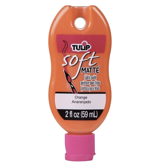 Tulip Soft Fabric Paint, Washable, 2 fl oz, Orange