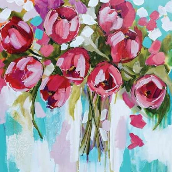 Tulip Splendour Canvas Art - Amanda J Brooks (24 x 24)