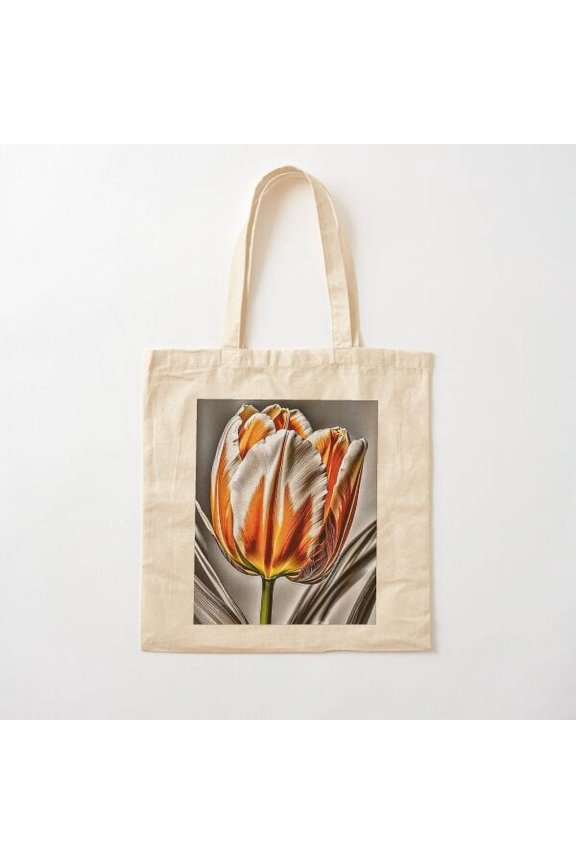 Tulip Style 008 Canvas Tote Bags, Reusable Shopping Bag