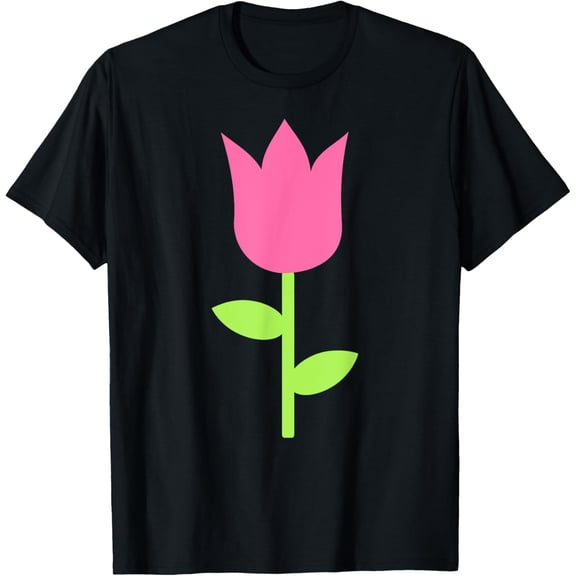 Tulip T-Shirt men and women can wear, black, white, gifts
