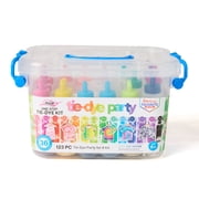 Tulip One-Step Tie-Dye Party Kit, 123 Piece All-In-One Fabric Dye Kit for Ages 6+, 36 Projects, Group Crafts & Parties