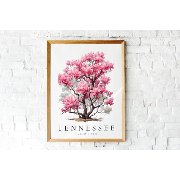 Tulip Tree The State Tree Of Tennessee Print Wall Décor