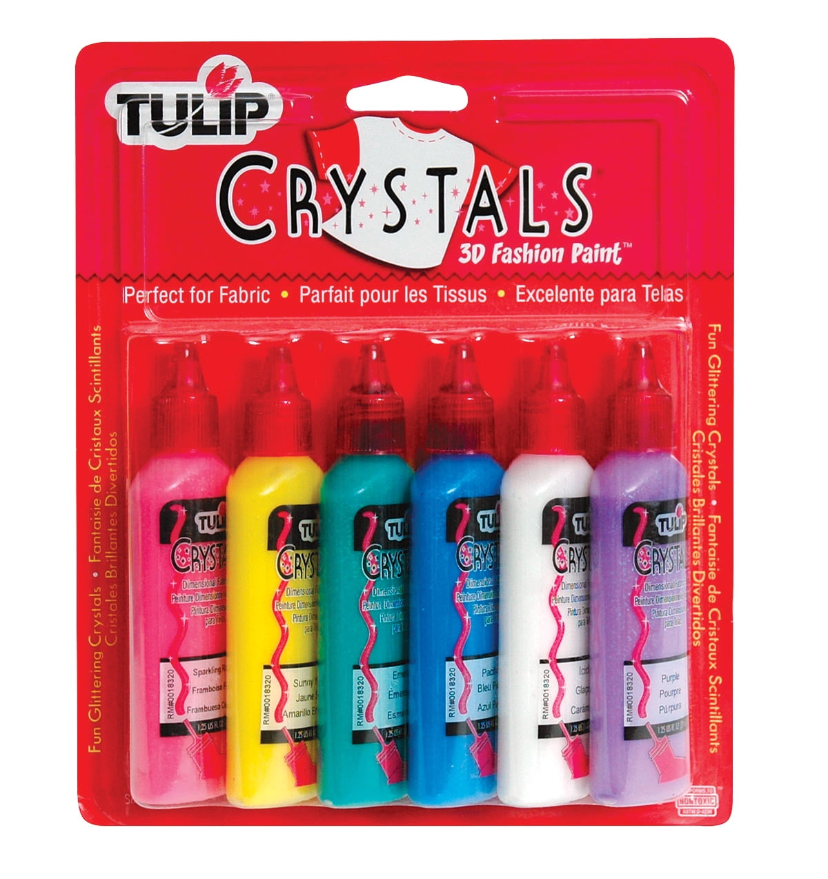Assorted Puffy Tulip Fabric Paint Kit