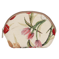 thumbnail image 1 of COSM-TULWT | Tulip White Cosmetic Make Up Bag, 1 of 5