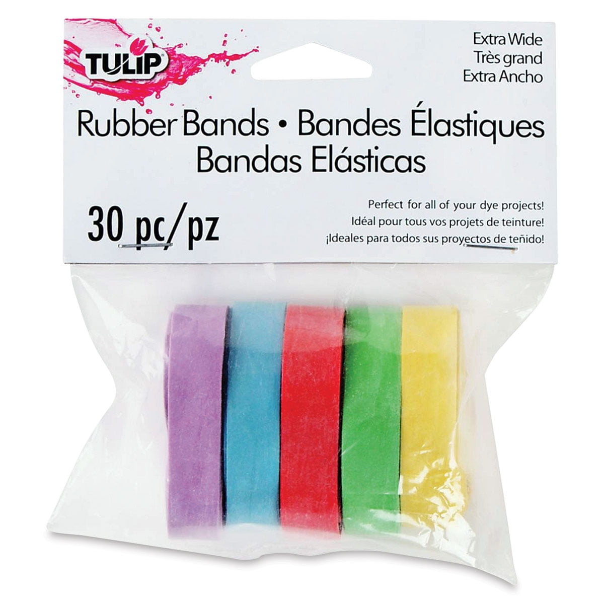 Tulip Wide Rubber Bands 30/Pkg
