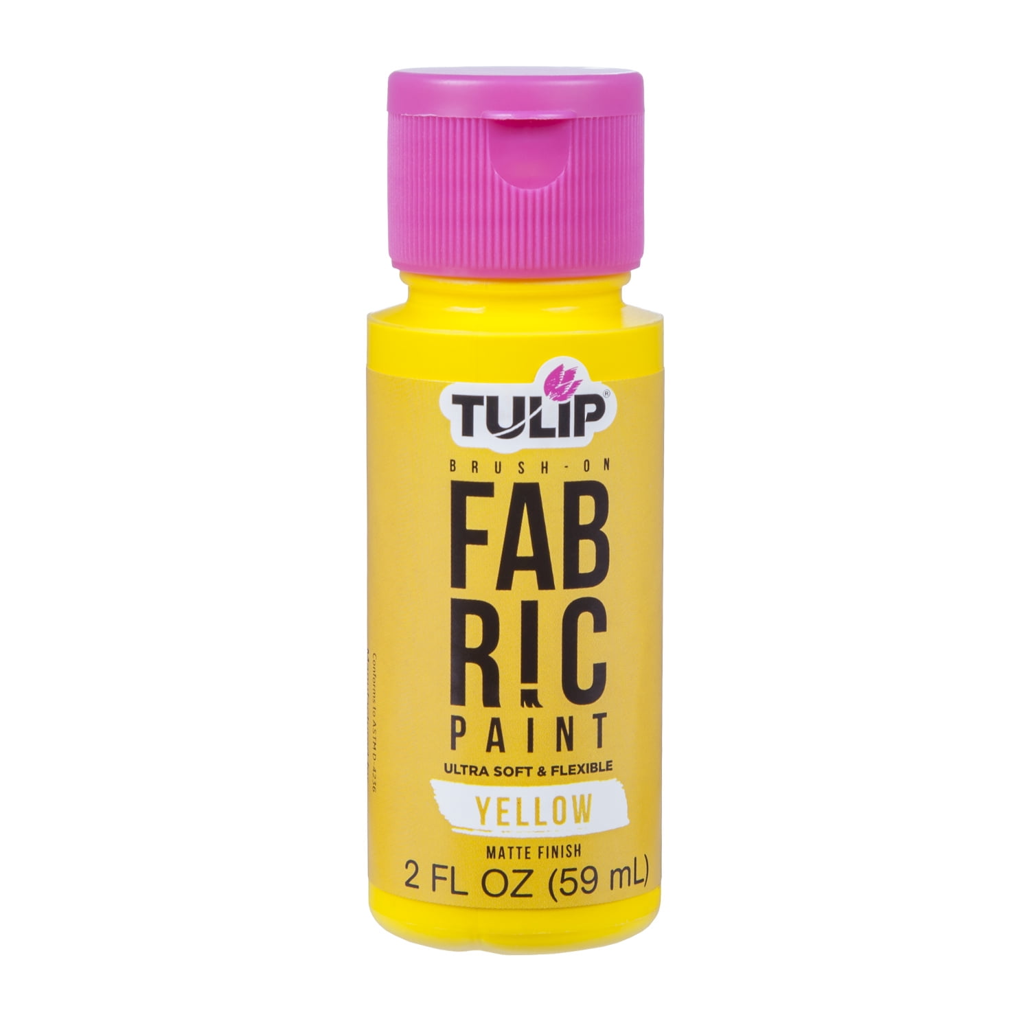 Tulip Yellow Brushon Fabric Paint, 2 fl oz.