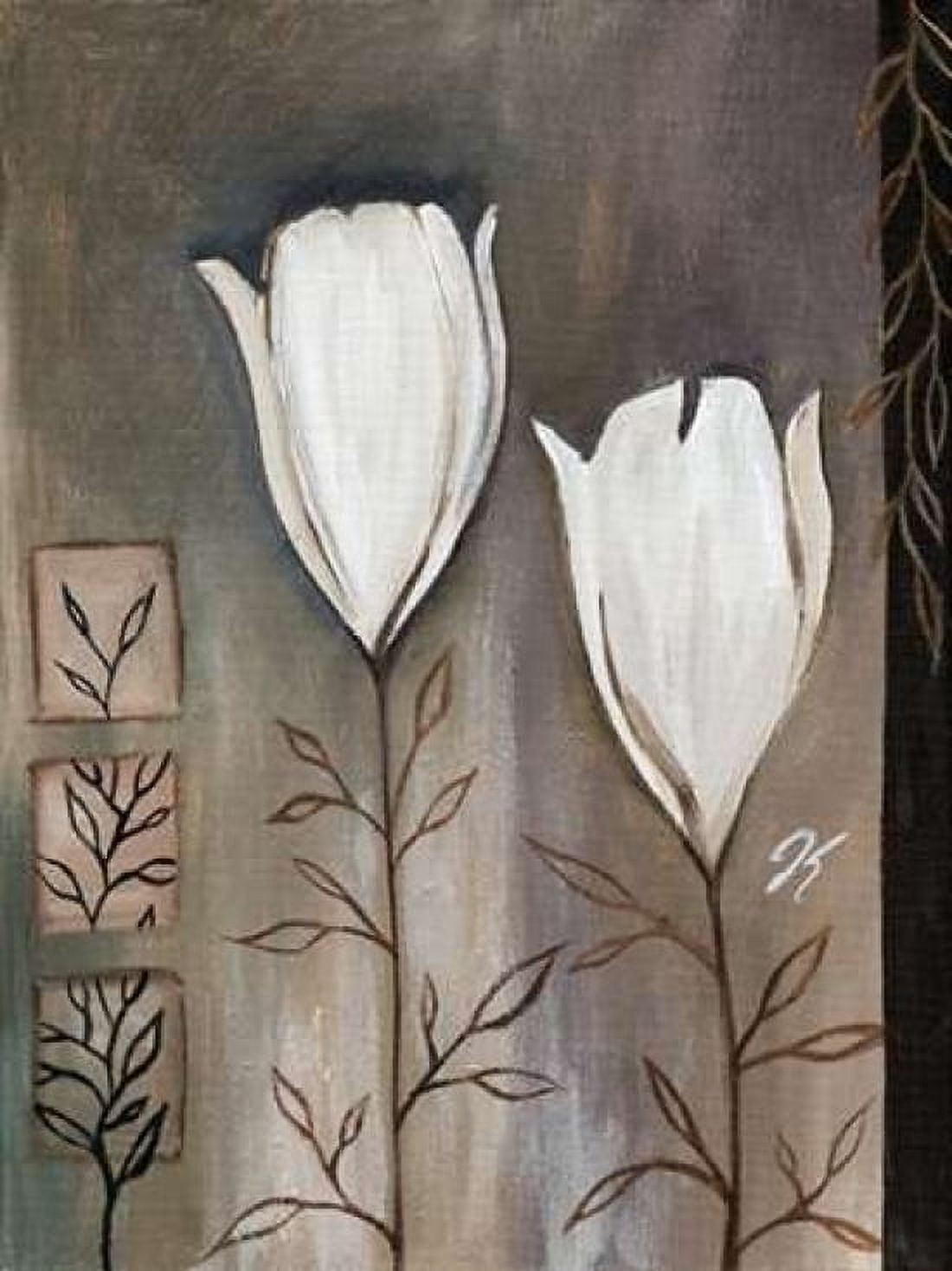 Tulip deco II Canvas Art - Kristel Peters (18 x 24)