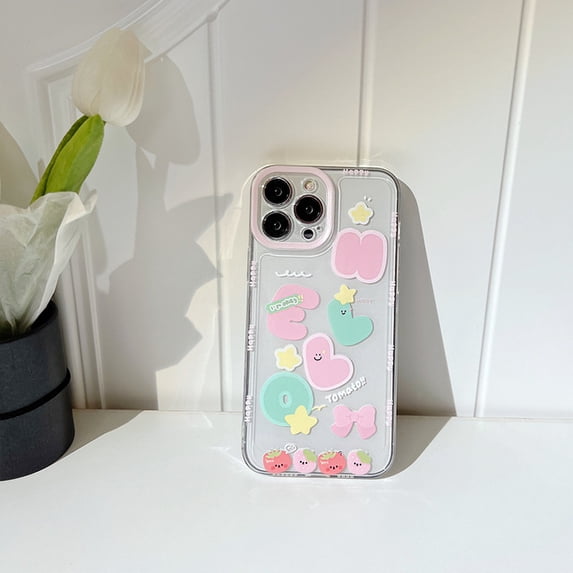 Tulip flower Case For Iphone 15 14 13 12 11 Pro Max For iphone xs max Case Multicolour Shockproof phone Case