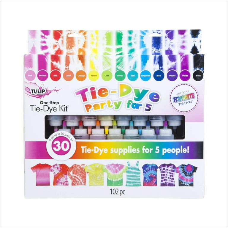Tulip One Step Tie Dye 15-Color Party Kit
