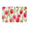 thumbnail image 1 of Tulipa Pattern Rugs Washable Cover Floor Rug Carpets Home Decorations for Bathroom Kitchen Bedroom Indoor 31.5x20 inch, 1 of 6