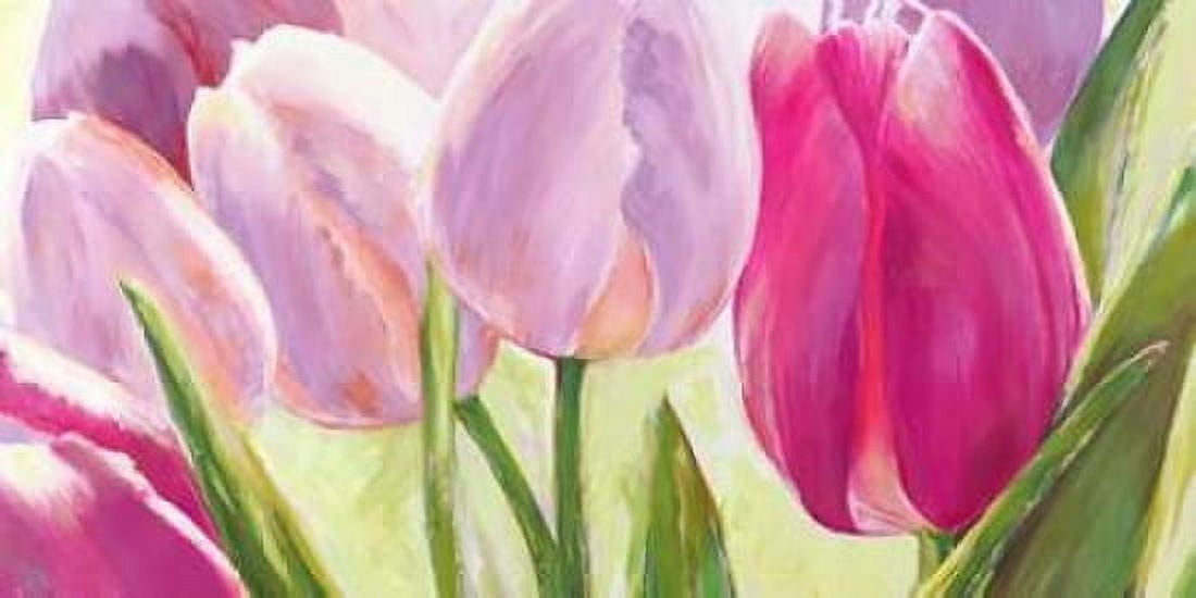 Tulipes Canvas Art - Leonardo Sanna (10 x 20)