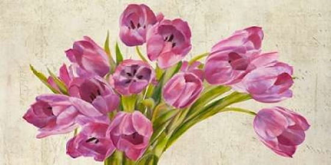 Tulipes Canvas Art - Leonardo Sanna (24 x 48)