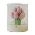 thumbnail image 1 of Tulips Candle Set, Mini Tulips Bud Cup Candles in Gift Box, Romantic Mother's Day Favor for Mom and Table Setting Pink, 1 of 4