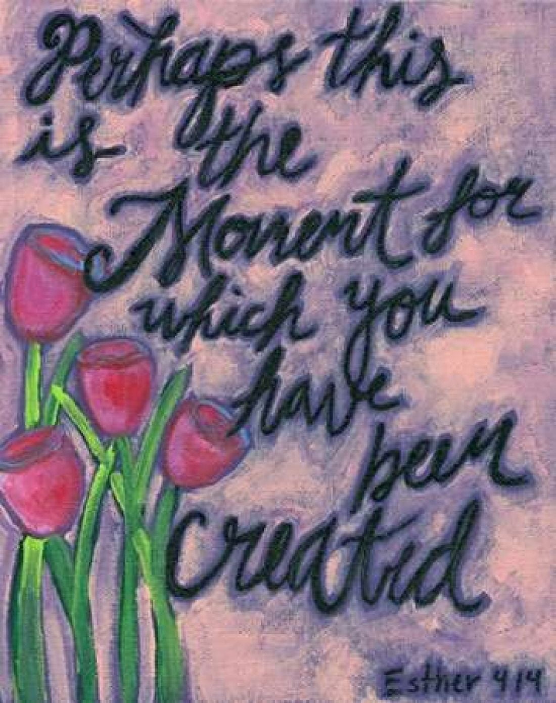 Tulips Canvas Art - Anne Seay (24X30)