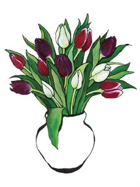 Tulips Canvas Art - Lucy Routh (18 x 24)
