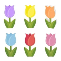 Tulips Centerpieces, Easter Wooden Tiered Tray Decor,Farmhouse Wood Table Decorations, Spring Tiered Tray Decor,Easter Wooden Tulipssign for Shelf Tabletop Easter Home, Multicolor(Pink)