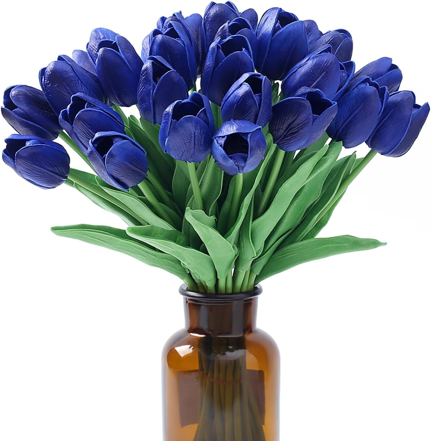 12 Tulip Artificial Silk Flowers – 17 Inch Bush, Wedding Bouquet, Faux Floral, Affordable Elegance