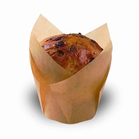 Tulips Golden Brown Silicone Baking Cup - 1.25 Oz. Pack Of 1000
