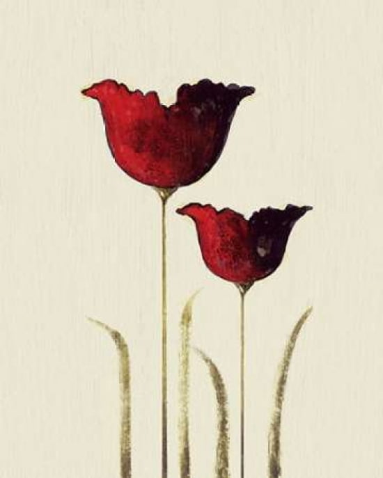 Tulips II Canvas Art - Nicola Evans (24 x 30)