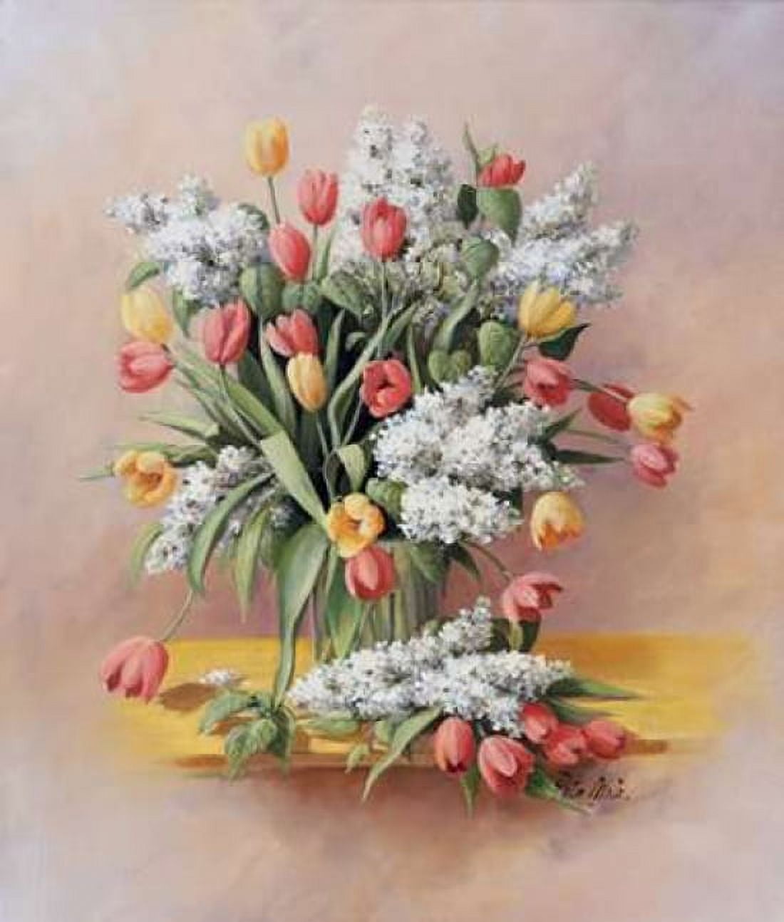 Tulips II Canvas Art - Peter Motz (24 x 24)