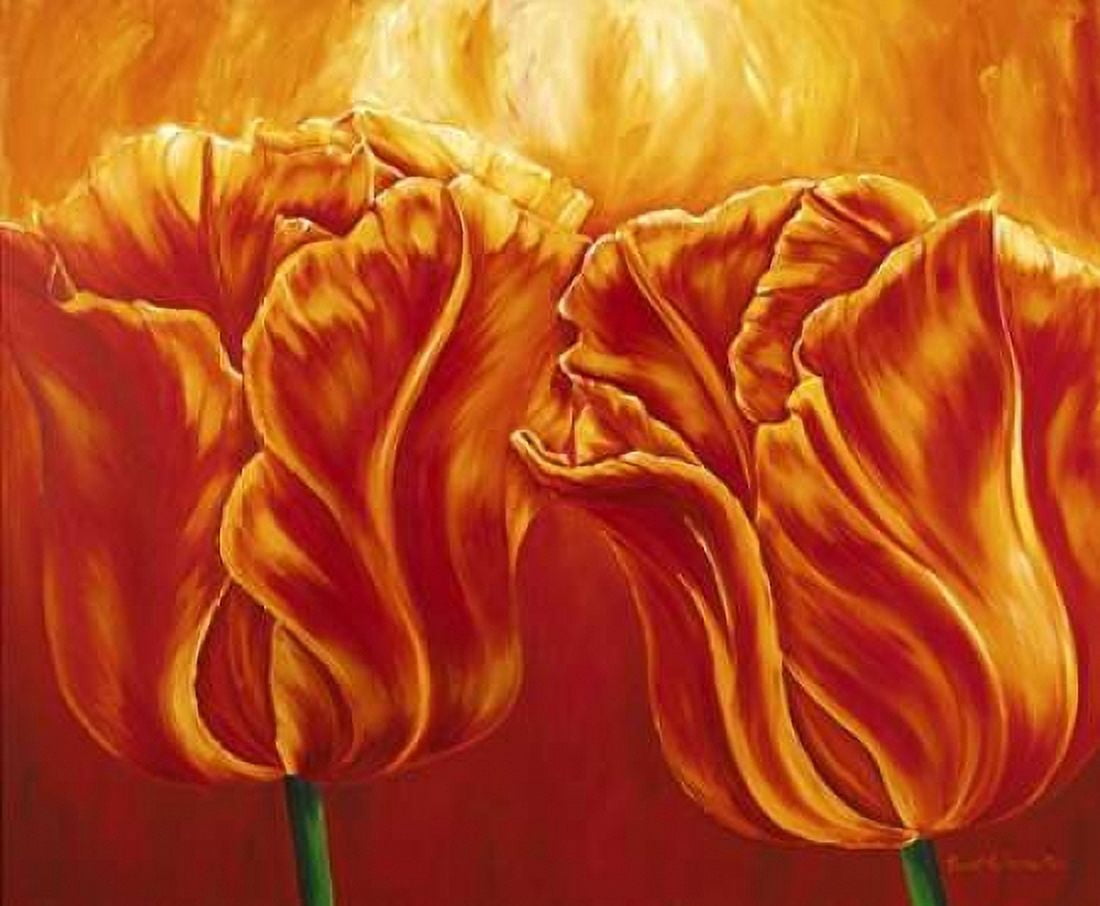Tulips SQ Canvas Art - Beatrix Frederiks (20 x 24)