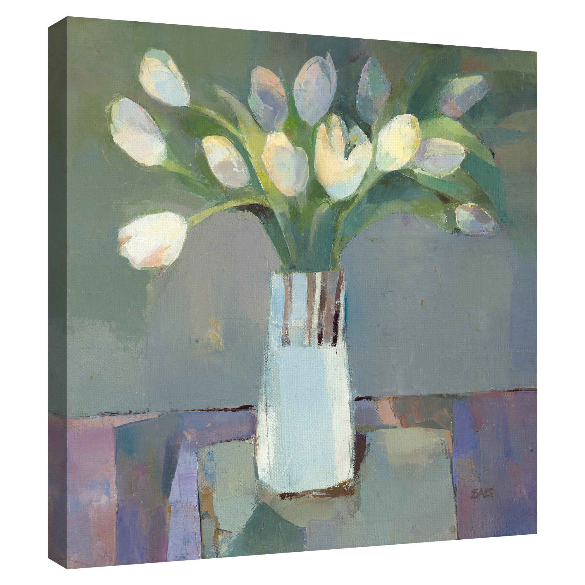 Tulips by Sarah Simpson Canvas Art Print