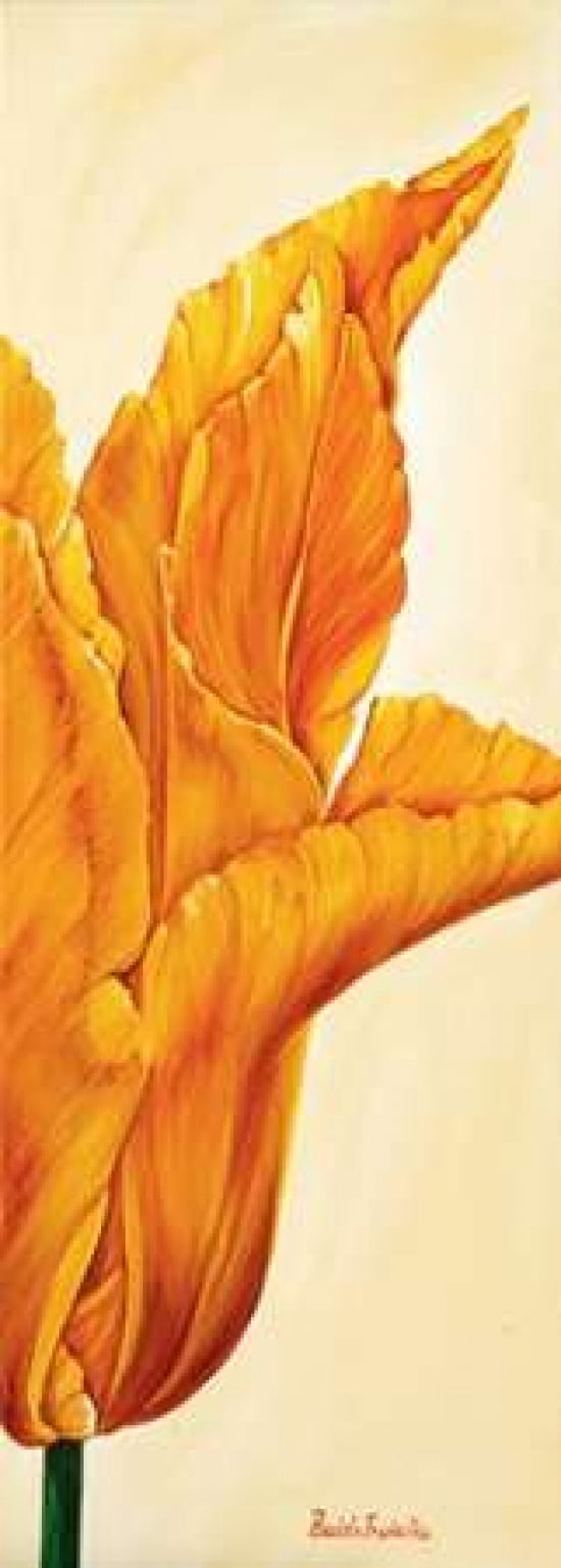 Tulips in Tryptichon III Canvas Art - Beatrix Frederiks (10 x 20)