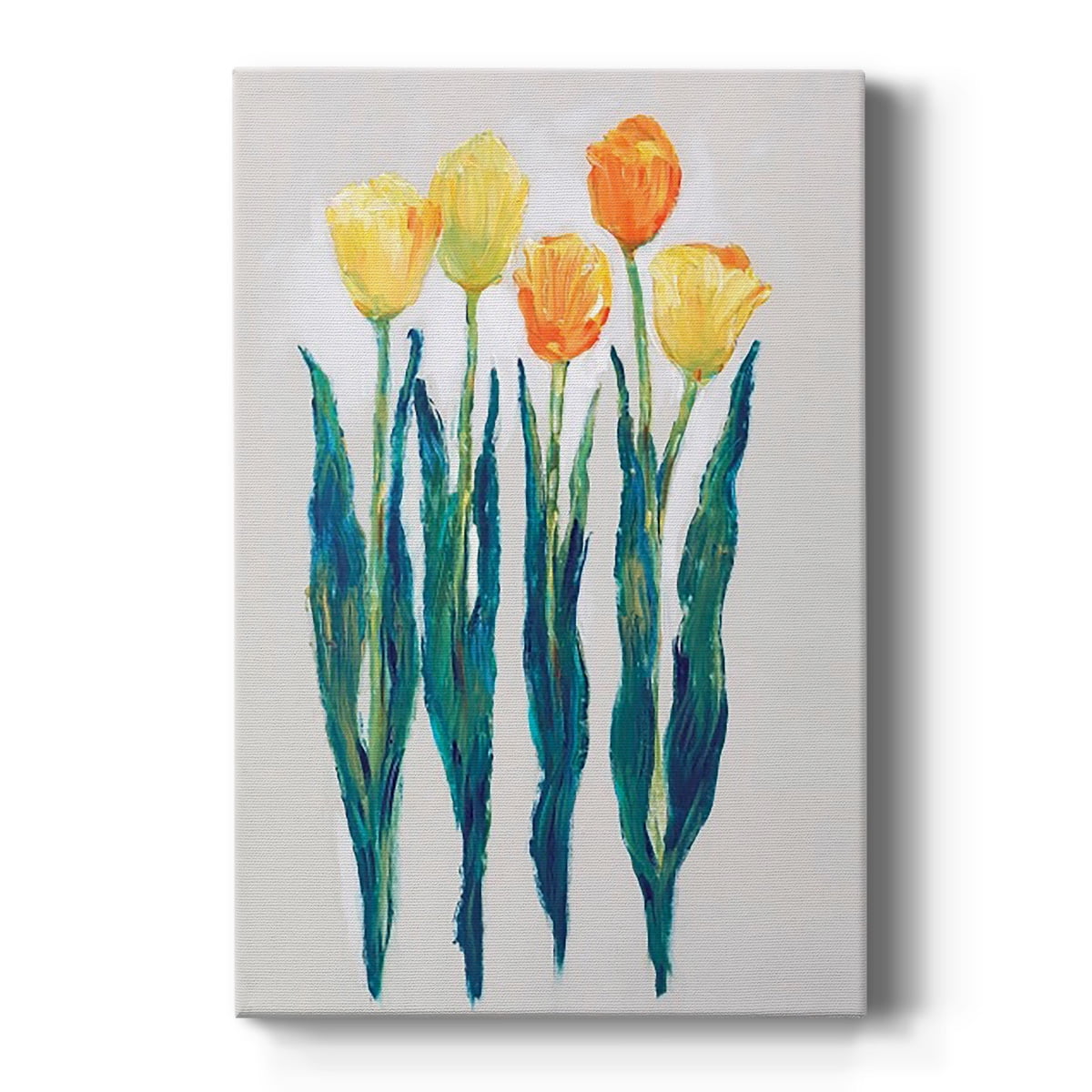Tulips in a Row II Premium Gallery Wrapped Canvas - Ready to Hang