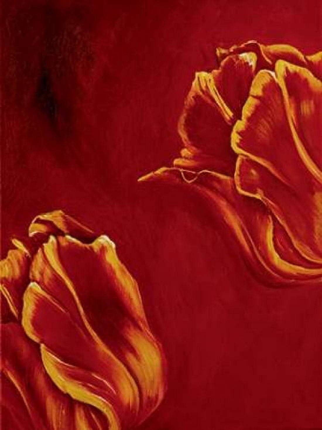 Tulips in summer I Canvas Art - Beatrix Frederiks (18 x 24)