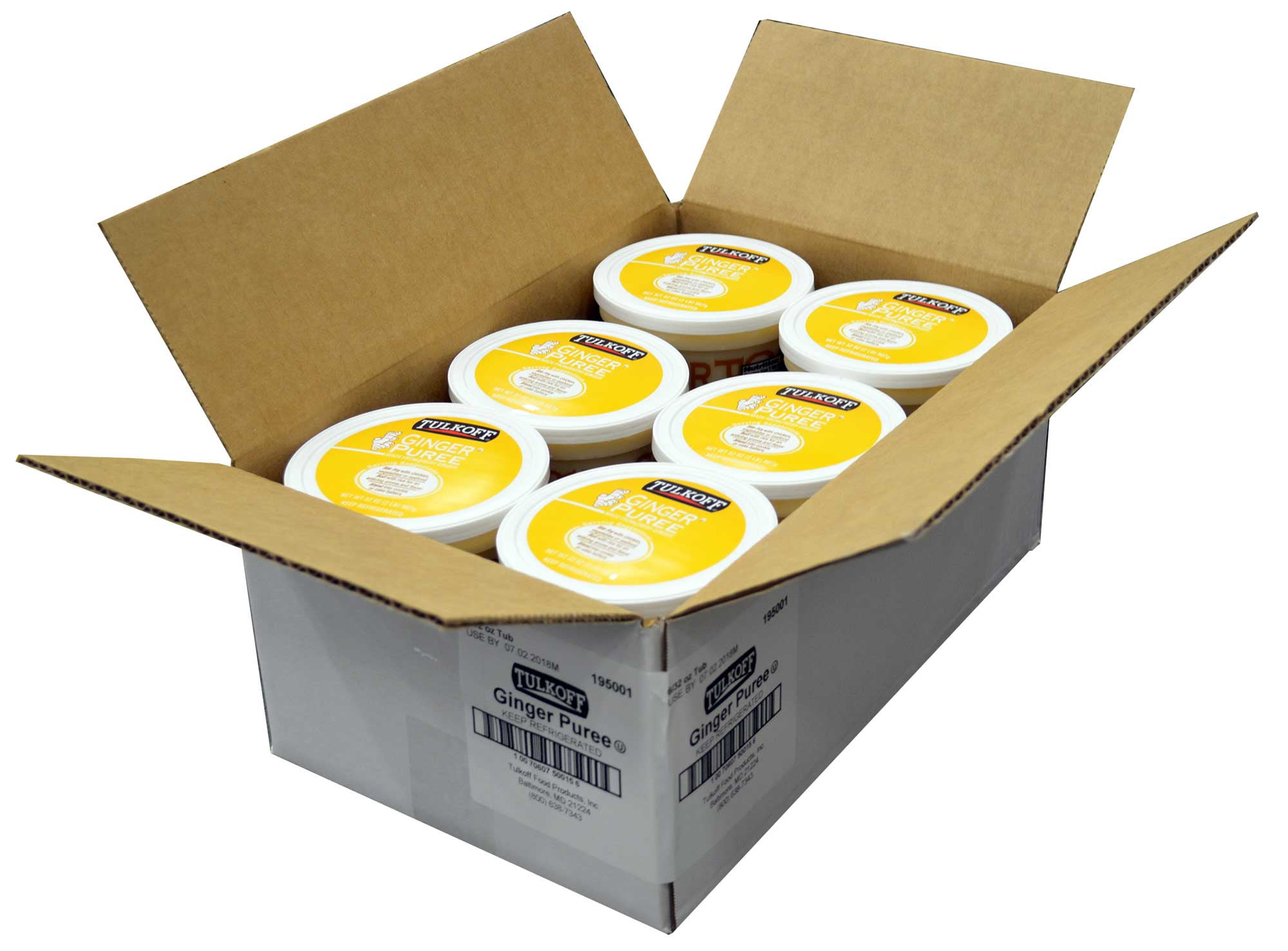 Tulkoff Ginger Puree - 32 oz. tub, 6 per case - Walmart.com