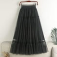 thumbnail image 1 of Tulle A Line Midi Long Skirts, 1 of 1