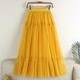 thumbnail image 1 of Tulle A Line Midi Long Skirts, 1 of 1
