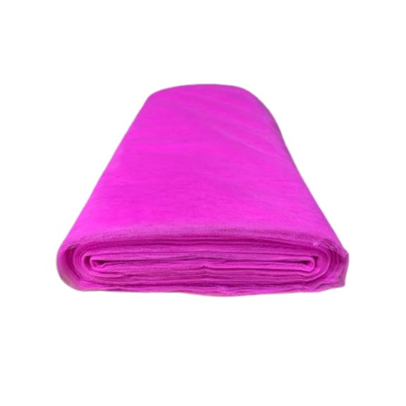 Burlap Fabrics Tulle Fabric Hot Pink - 108 Inch Wide Soft Polyester Illusion Fabric Sold by the Yard
