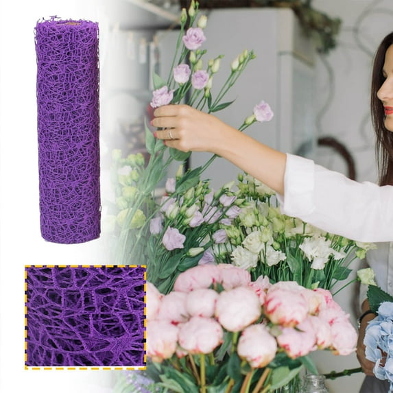Tulle Fabric Roll, Tulle Fabric Spool Ribbon, Tulle Netting Rolls,Tulle Ribbon Sheer Mesh Netting, for DIY Tutu Skirt Gift Wrapping Wedding Baby Shower Birthday Party Decorations Crafts Purple