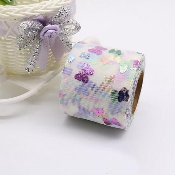 Tulle Ribbon Roll for Stage Background and Party Decoration 6cm x 22 5m