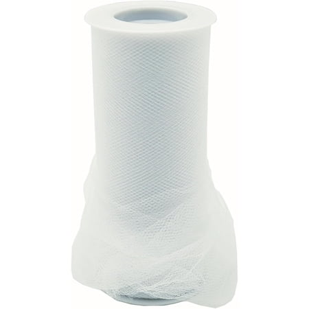 Tulle Roll/Spool 6 Inches x 25 Yards Polyester-Made Tulle Fabric DIY Craft Tutu Gift Wrap Bow Sewing Fabric Bridal Veil Wholesale Bulk