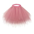 thumbnail image 1 of Kids Tulle Skirt Layered Pink Tutu Elastic Waist Girls Ballet Tutus Thanksgiving Tutu, 1 of 3