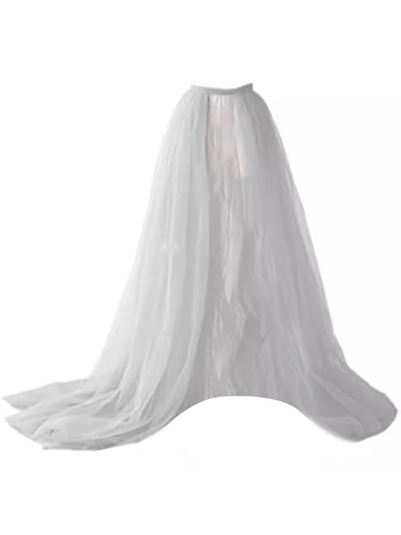 Tulle Skirt for Women Belt On Long Tutus Skirts Maxi Skirt Overskirt Floor Length Overlay Tutus for Wedding Party Gifts