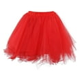 thumbnail image 1 of Tulle Skirts For Women 1950s Vintage Ballet Bubble Skirt Carnival Tulle Petticoat Puffy Tutu Skirt For Mardi Gras Festival, 1 of 3