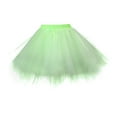 thumbnail image 1 of Tulle Skirts For Women Tutu Skirt Puffy Irregular Color Skirt Support Rock Festival Skirt Party Carnival Dance Dress 2026 Fashion Outfits, 1 of 2
