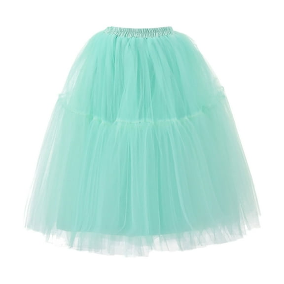 Tulle Skirts for Women Women 80's Tutu Skirt Prom Party Skirt Elastic Tulle Tutu Skirts Womens Tutu Skirt 80s Costumes for Women Carnival Costumes for Women