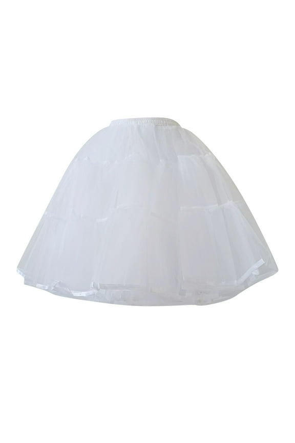 Tulle Skirts for Women Short Wedding Petticoat Evening Party Accessories Bridal Marriage Womens midi Skirts White One Size