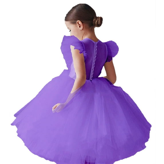 Tulle Tutu Flower Girl Dress Bridesmaid Dress Birthday Wedding Party Sundress