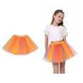 thumbnail image 1 of Tulle Tutu Skirt for Girls Layers Orange Tutu Elastic Waist Girls Ballet Tutu Skirts Girls Party Dress, 1 of 6