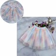 thumbnail image 1 of Tulle Tutu Skirt for Girls Layers Pink Tutu Sparkling Sequins Skirt Elastic Waist Girls Ballet Tutus Fairy Dress 11-12 Years, 1 of 5