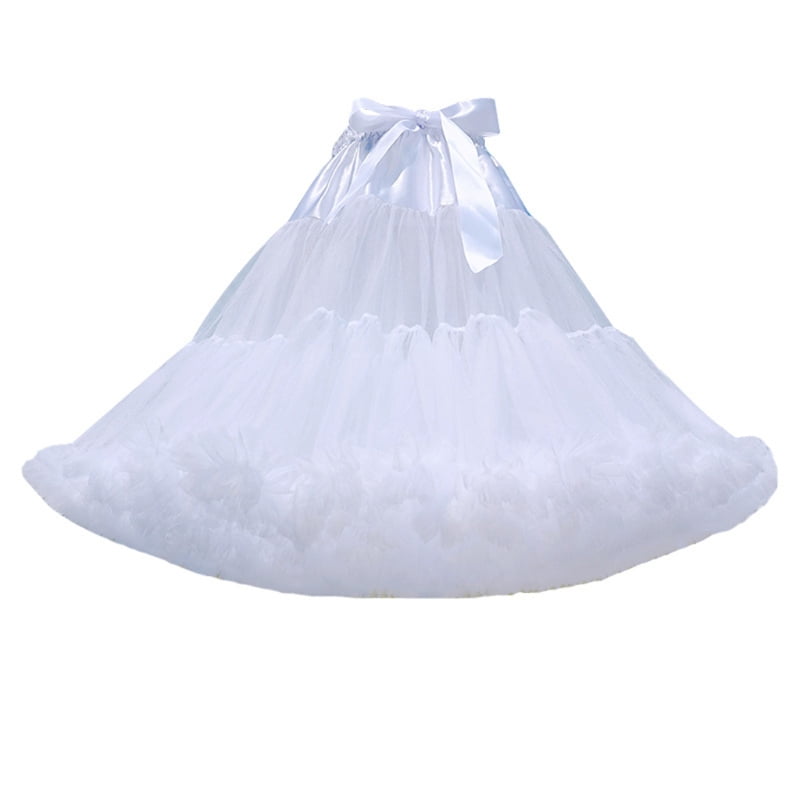 Tulle Underskirt Crinoline Slips Girls Petticoat Underskirt Hoopless ...