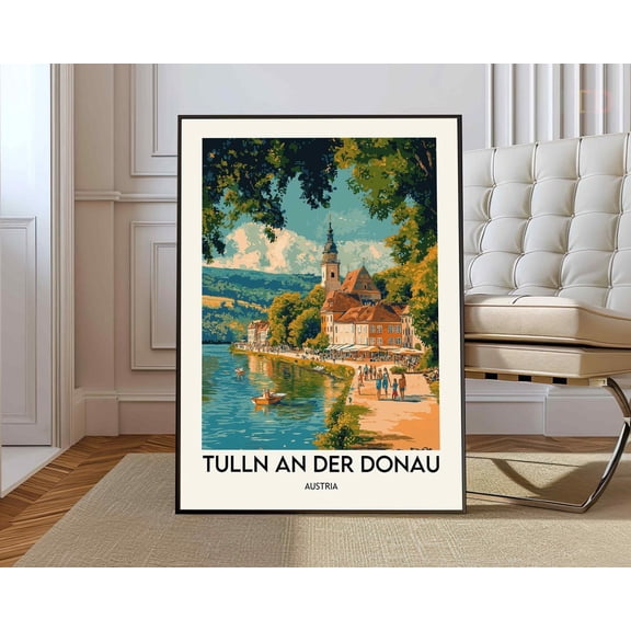 Tulln Austria City Poster Unframed Paper Print